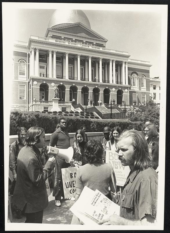 Unemployment Protest-State House.