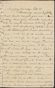 Letter from Zadoc Long to John D. Long, October 25, 1868