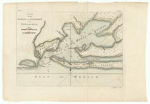 Plan of the harbour and settlement of Pensacola