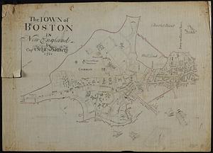 The town of Boston in New England