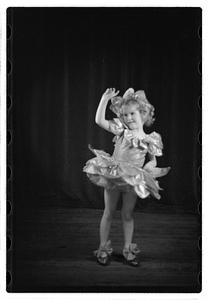 Girl dancer in costume