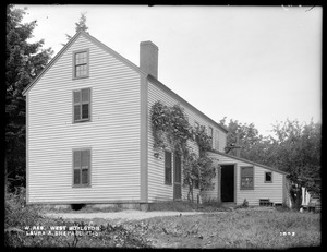 Wachusett Reservoir, Laura A. Shepard's house, on the easterly side of Worcester Street, from the southeast, West Boylston, Mass., Jun. 27, 1898