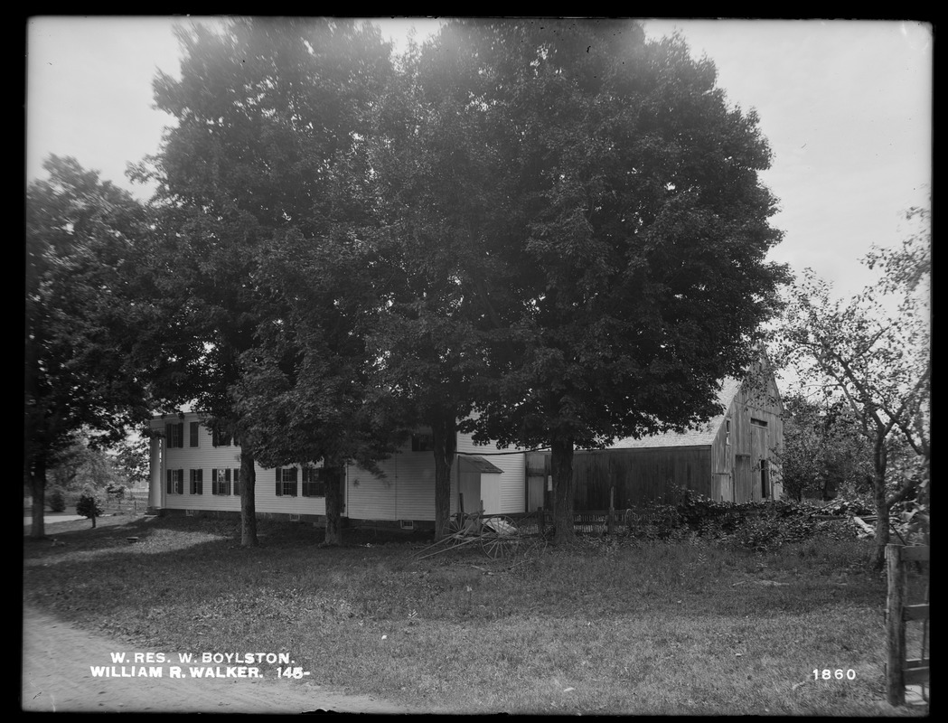 Wachusett Reservoir, William R. Walker's buildings, on the westerly