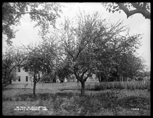 Wachusett Reservoir, Albert H. Pierce's house, on the westerly side of Worcester Street, from the southeast, West Boylston, Mass., Jul. 23, 1898