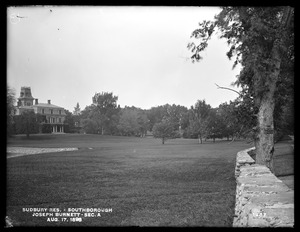 Sudbury Reservoir, Section A, land of Joseph Burnett, west of Burnett Road, eastern part, from the south near culvert (compare with No. 1331), Southborough, Mass., Aug. 17, 1898