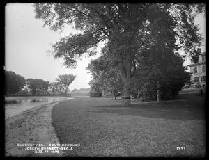 Sudbury Reservoir, Section A, land of Joseph Burnett, part south of house, from the east (compare with No. 1334), Southborough, Mass., Aug. 17, 1898