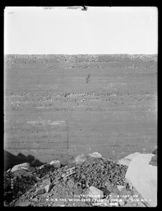 Distribution Department, Northern High Service Middlesex Fells Reservoir, core wall, Dam No. 4, Stoneham, Mass., Sep. 6, 1898