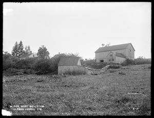 Wachusett Reservoir, Alfred Lovell's buildings, on the northerly side of Malden Street, from the northeast, West Boylston, Mass., Sep. 21, 1898