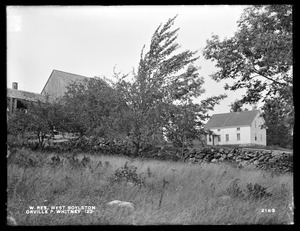 Wachusett Reservoir, Orville P. Whitney's buildings, on the southerly side of Malden Street, from the southeast, West Boylston, Mass., Sep. 22, 1898