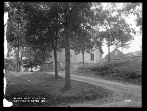 Wachusett Reservoir, Jonathan M. Keyes' buildings, on the southerly side of Malden Street, from the north, West Boylston, Mass., Sep. 22, 1898