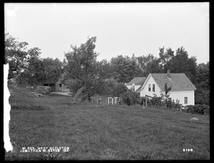 Wachusett Reservoir, Jonathan M. Keyes' buildings, on the southerly side of Malden Street, from the south, West Boylston, Mass., Sep. 22, 1898