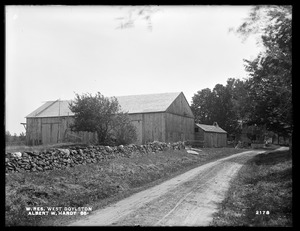 Wachusett Reservoir, Albert W. Hardy's buildings, on Fairbank Street, near Lancaster Street, from the north, West Boylston, Mass., Sep. 28, 1898