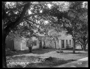 Wachusett Reservoir, Jennie L. Goodnow's house, on the westerly side of Fairbank Street, from the southeast, West Boylston, Mass., Sep. 28, 1898
