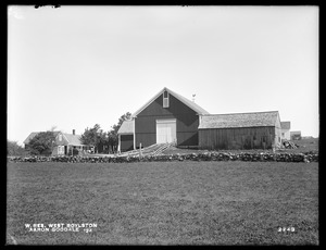 Wachusett Reservoir, Aaron Goodale's buildings, on Goodale Street, from the southwest, West Boylston, Mass., Oct. 6, 1898