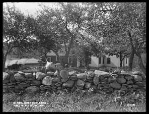 Wachusett Reservoir, Abel M. Bigelow's buildings, on Goodale Street, from the east, West Boylston, Mass., Oct. 6, 1898