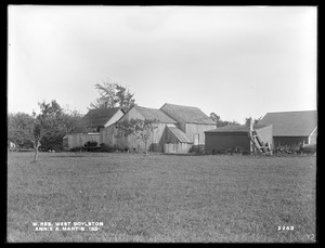 Wachusett Reservoir, Annie A. Martin's buildings, on the westerly side of Prospect Street, from the northwest, West Boylston, Mass., Oct. 6, 1898