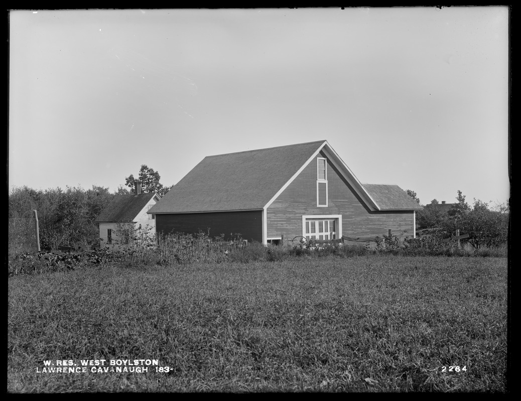 Wachusett Reservoir, Lawrence Cavanaugh's buildings, on the westerly side of Prospect Street, from the northwest, West Boylston, Mass., Oct. 6, 1898
