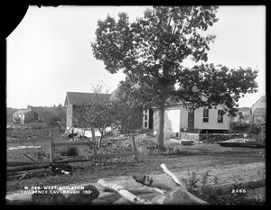 Wachusett Reservoir, Lawrence Cavanaugh's buildings, on the westerly side of Prospect Street, from the southeast, West Boylston, Mass., Oct. 6, 1898