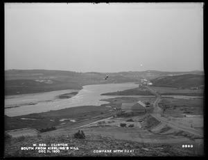 Wachusett Reservoir, south from Kiesling's Hill, (compare with No. 3241), Clinton, Mass., Dec. 11, 1900