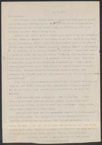 Sacco-Vanzetti Case Records, 1920-1928. Correspondence. Bartolomeo Vanzetti to Irene Benton, May 16, 1923. Box 39, Folder 21, Harvard Law School Library, Historical & Special Collections