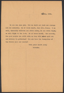 Sacco-Vanzetti Case Records, 1920-1928. Correspondence. Bartolomeo Vanzetti to Irene Benton, May 14, 1926. Box 39, Folder 27, Harvard Law School Library, Historical & Special Collections