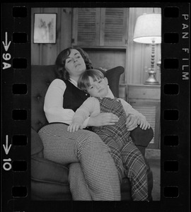 Maureen Dunn, POW wife, and her son