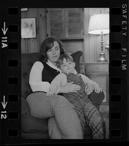 Maureen Dunn, POW wife, and her son