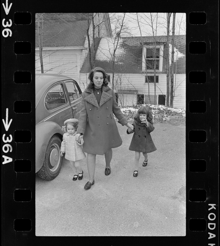 Charlotte MacPhail, POW wife, and her daughters