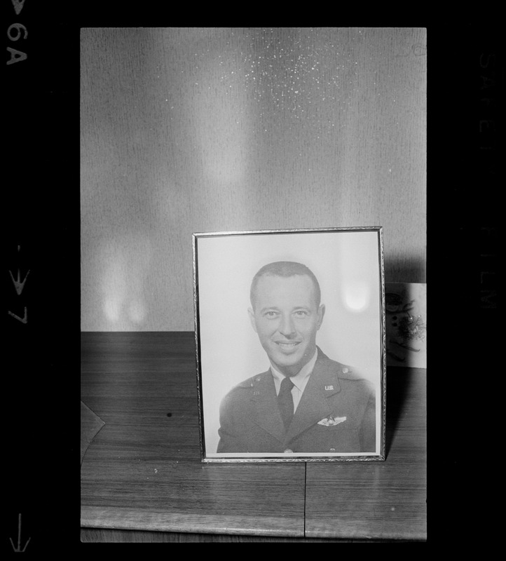 Framed portrait of Air Force Capt. Lauren Lengyel