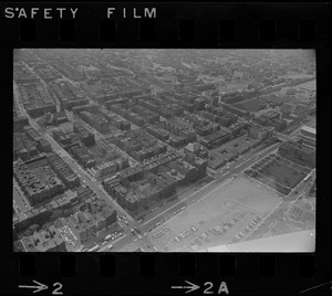 Aerial view of the South End, Boston