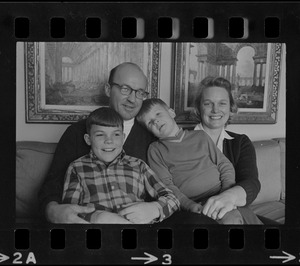 Eddie Kasko, Catherine Kasko, and their two sons