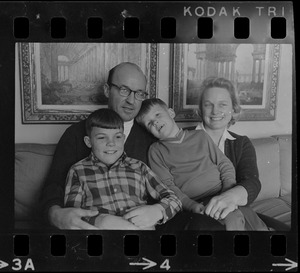 Eddie Kasko, Catherine Kasko, and their two sons