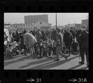 Anti-war protest at Boston Army Base