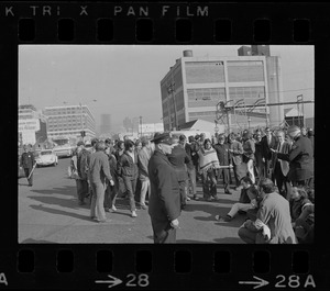 Anti-war protest at Boston Army Base