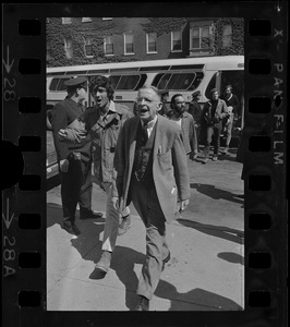 Anti-war protest at Boston Army Base