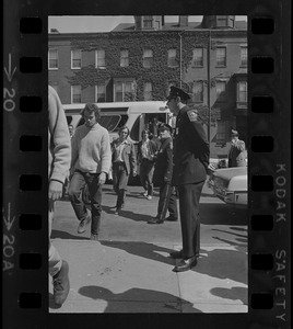 Anti-war protest at Boston Army Base