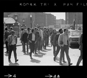 Anti-war protest at Boston Army Base