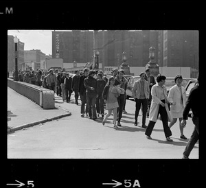 Anti-war protest at Boston Army Base