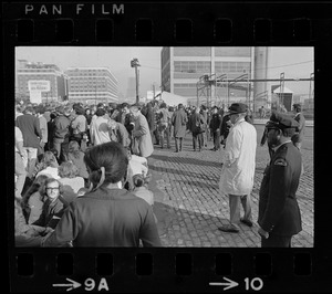 Anti-war protest at Boston Army Base