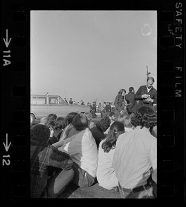 Anti-war protest at Boston Army Base