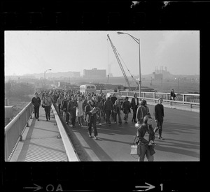 Anti-war protest at Boston Army Base