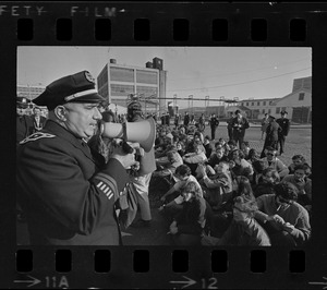 Anti-war protest at Boston Army Base