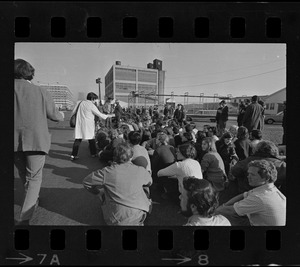 Anti-war protest at Boston Army Base