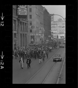 Anti-war protest at Boston Army Base