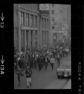 Anti-war protest at Boston Army Base