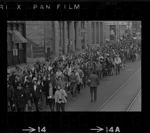 Anti-war protest at Boston Army Base