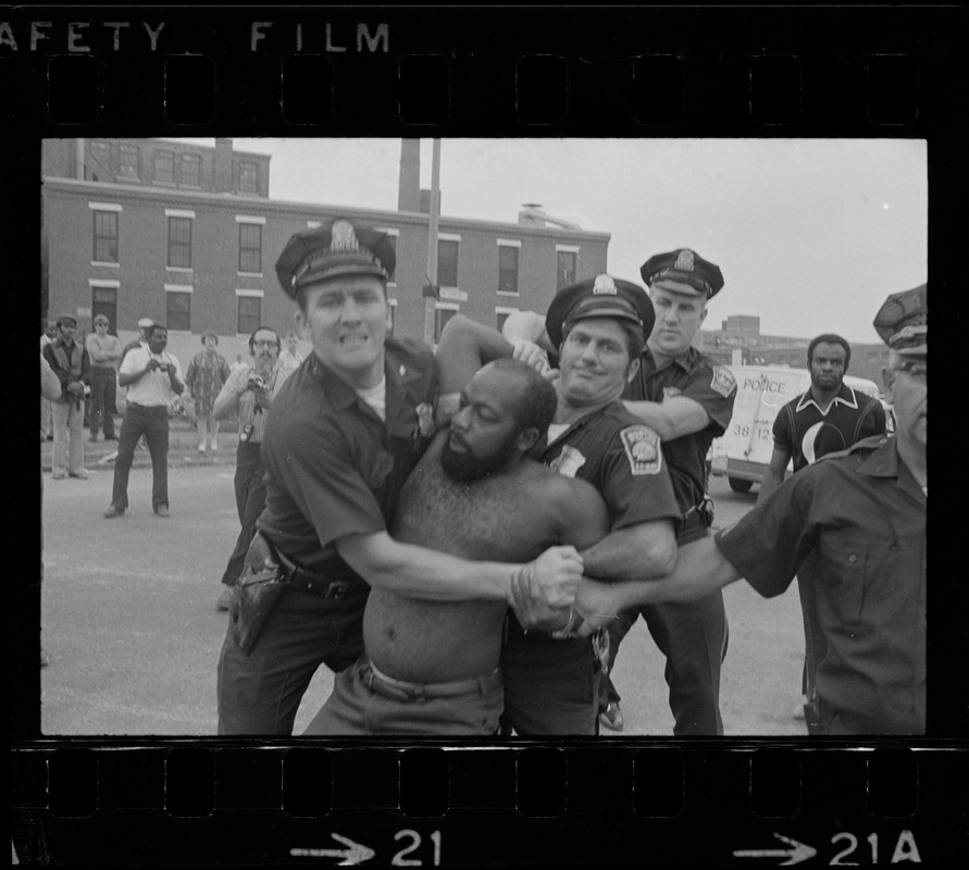 Boston Police And Demonstrators Scuffle As Arrests Begin At Boston City ...