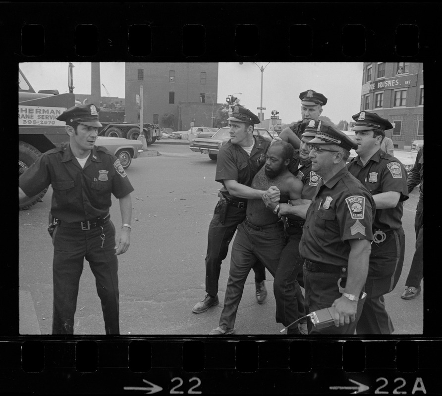 Boston Police And Demonstrators Scuffle As Arrests Begin At Boston City ...