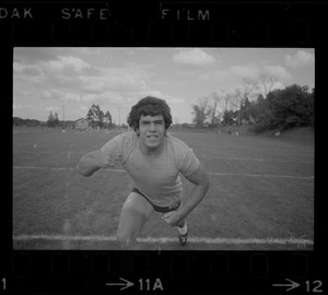 Unidentified Boston College football player