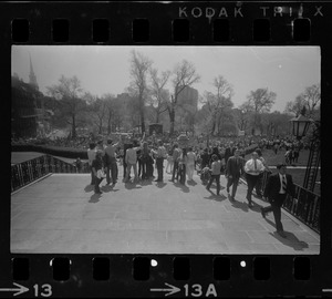 Anti-war protest at the Massachusetts State House